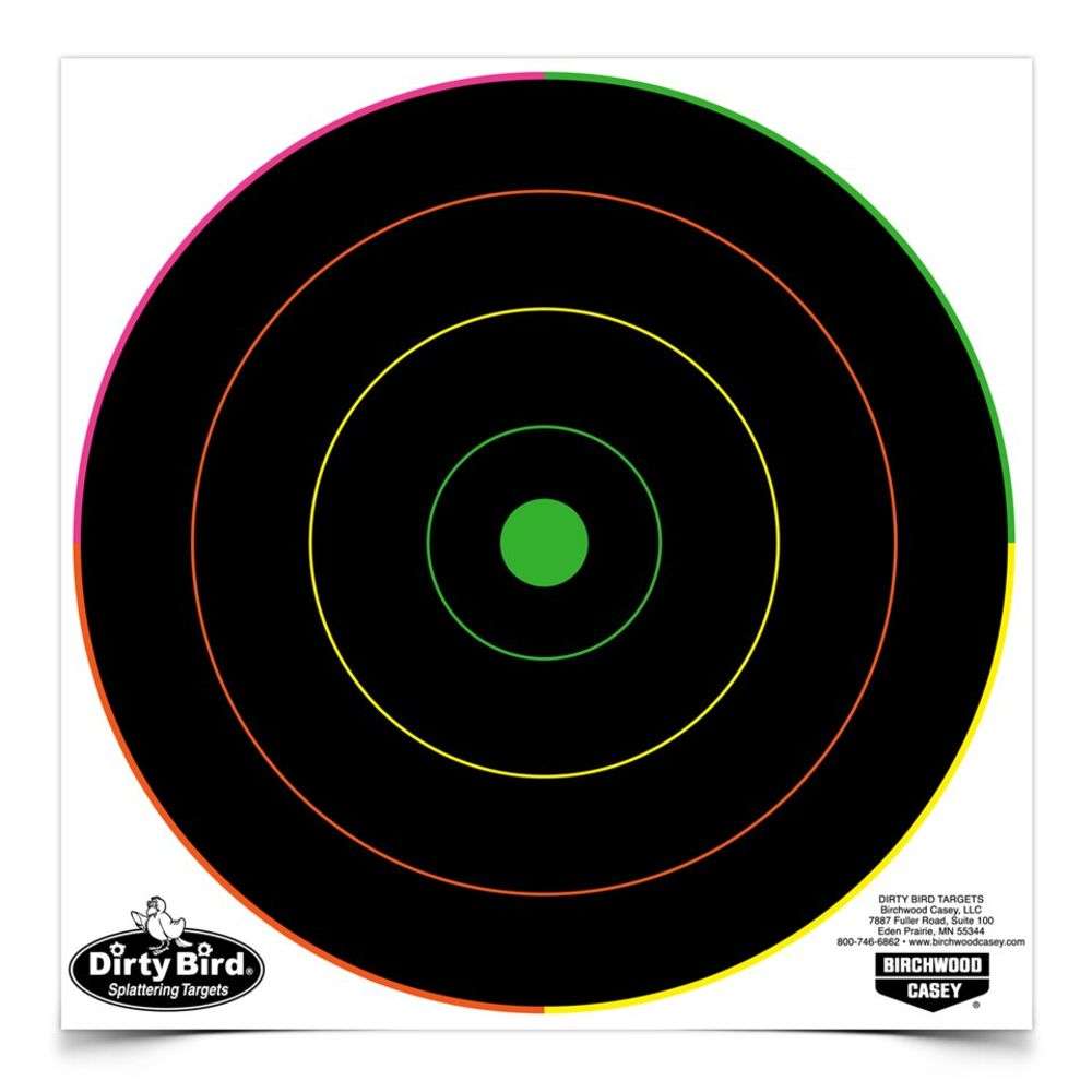 Targets Birchwood Casey 4.50" MC8-20 DIRTY BIRD MC 8IN 20PK